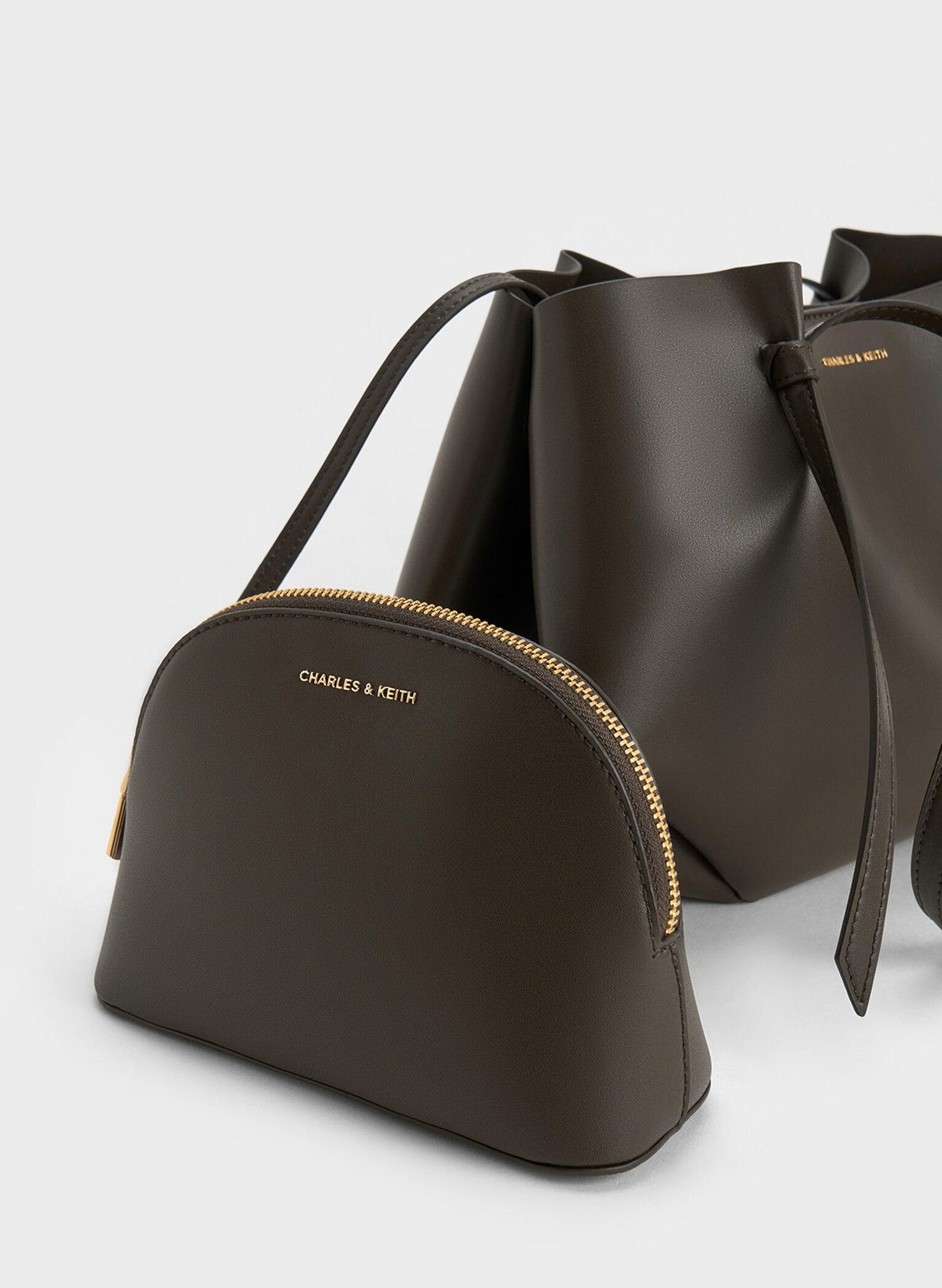 Calla Tote Bag, Dark Moss, hi-res