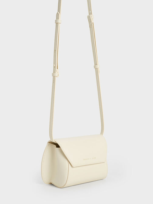 Mini Cassiopeia Front Flap Bag, Cream, hi-res