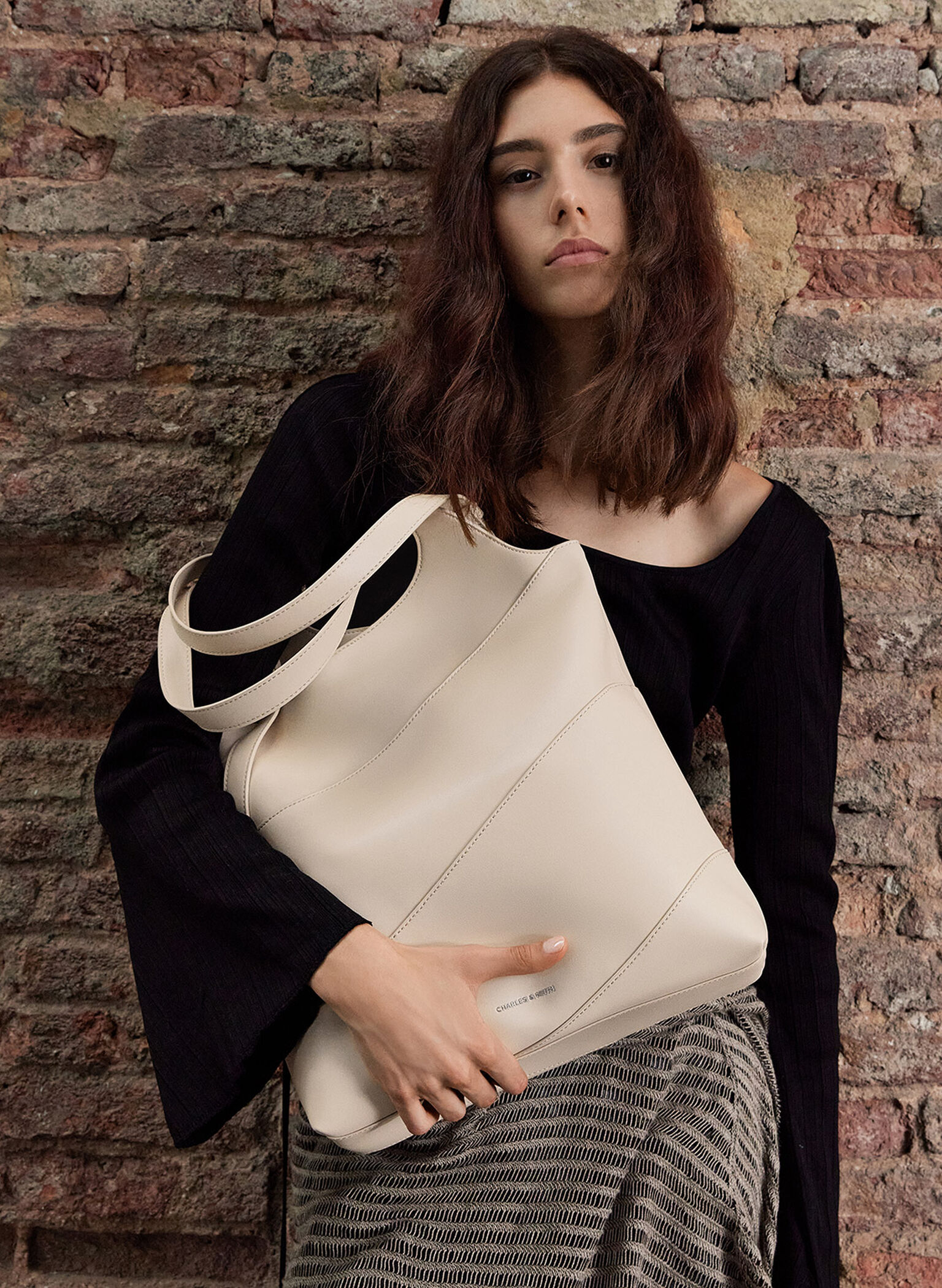 Trin Tote Bag, Oat, hi-res