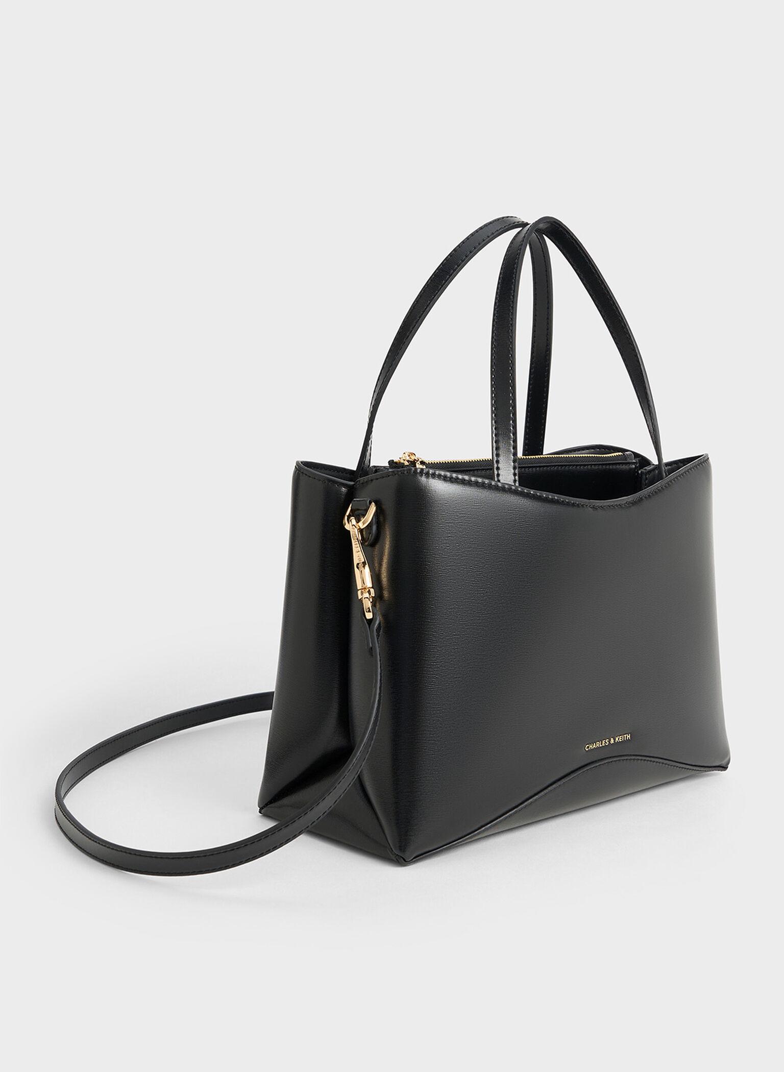 Sybill Tote Bag, Black, hi-res
