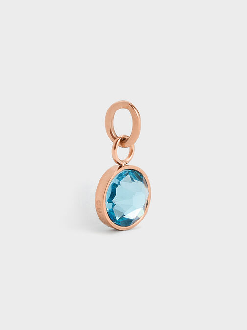 Theodora Crystal Dangle Charm, Blue, hi-res
