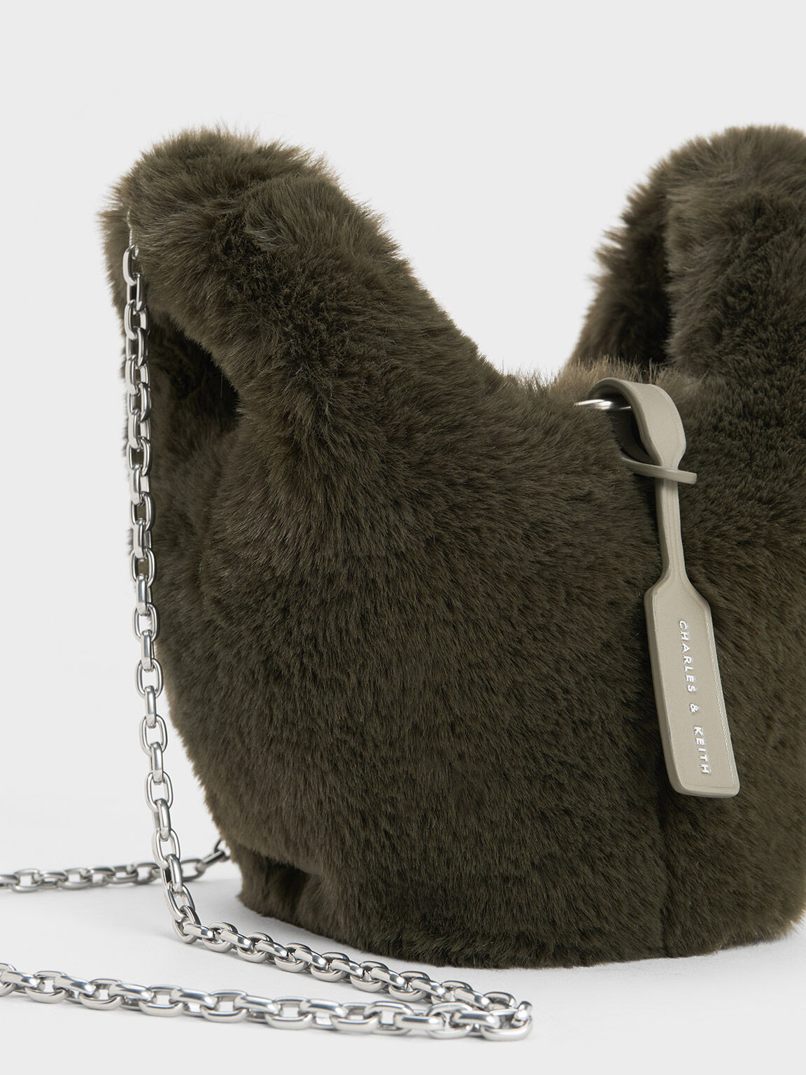 Charles and keith furry bag store