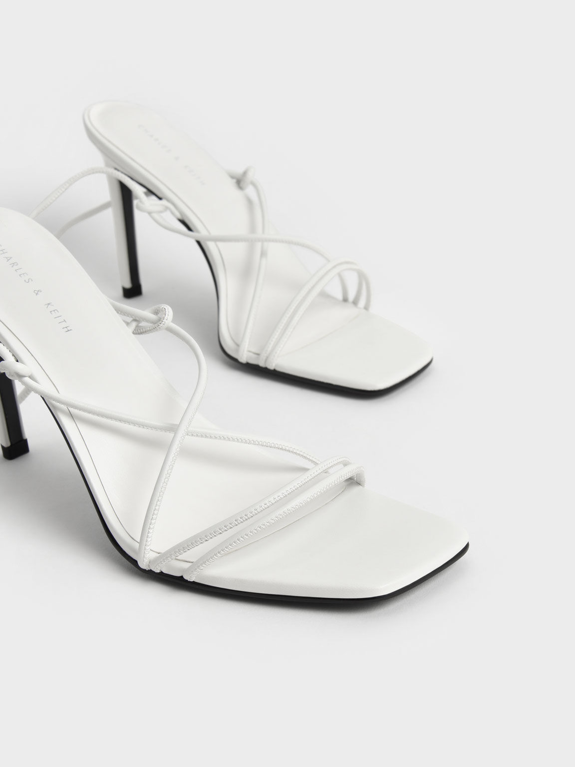 White stiletto sandals discount
