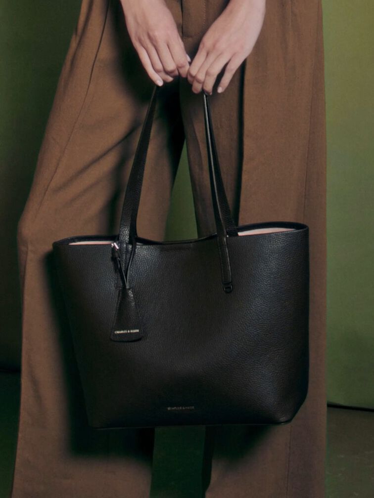 Beryl Tote Bag, Noir, hi-res