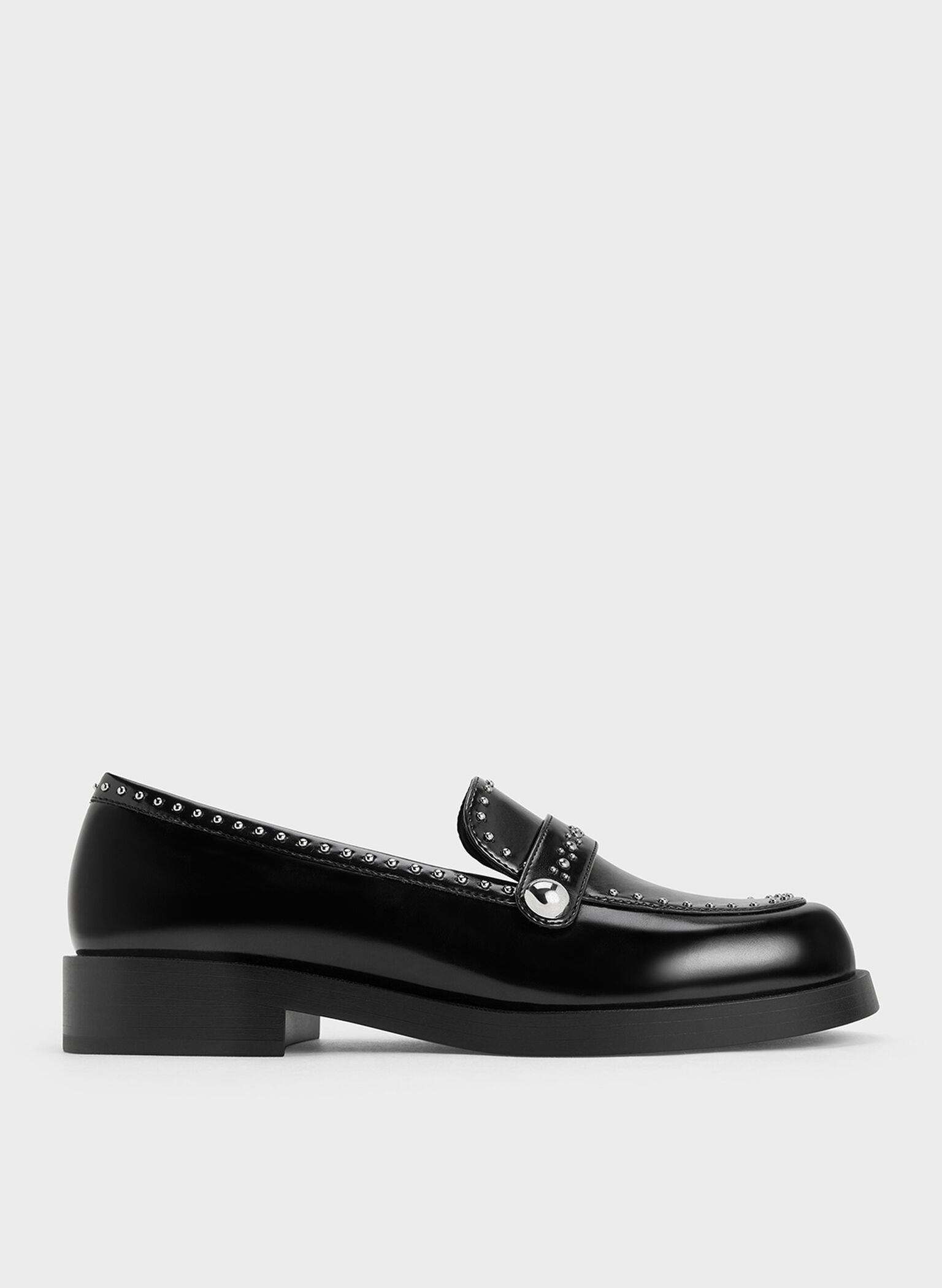 Studded Loafers, Black Box, hi-res