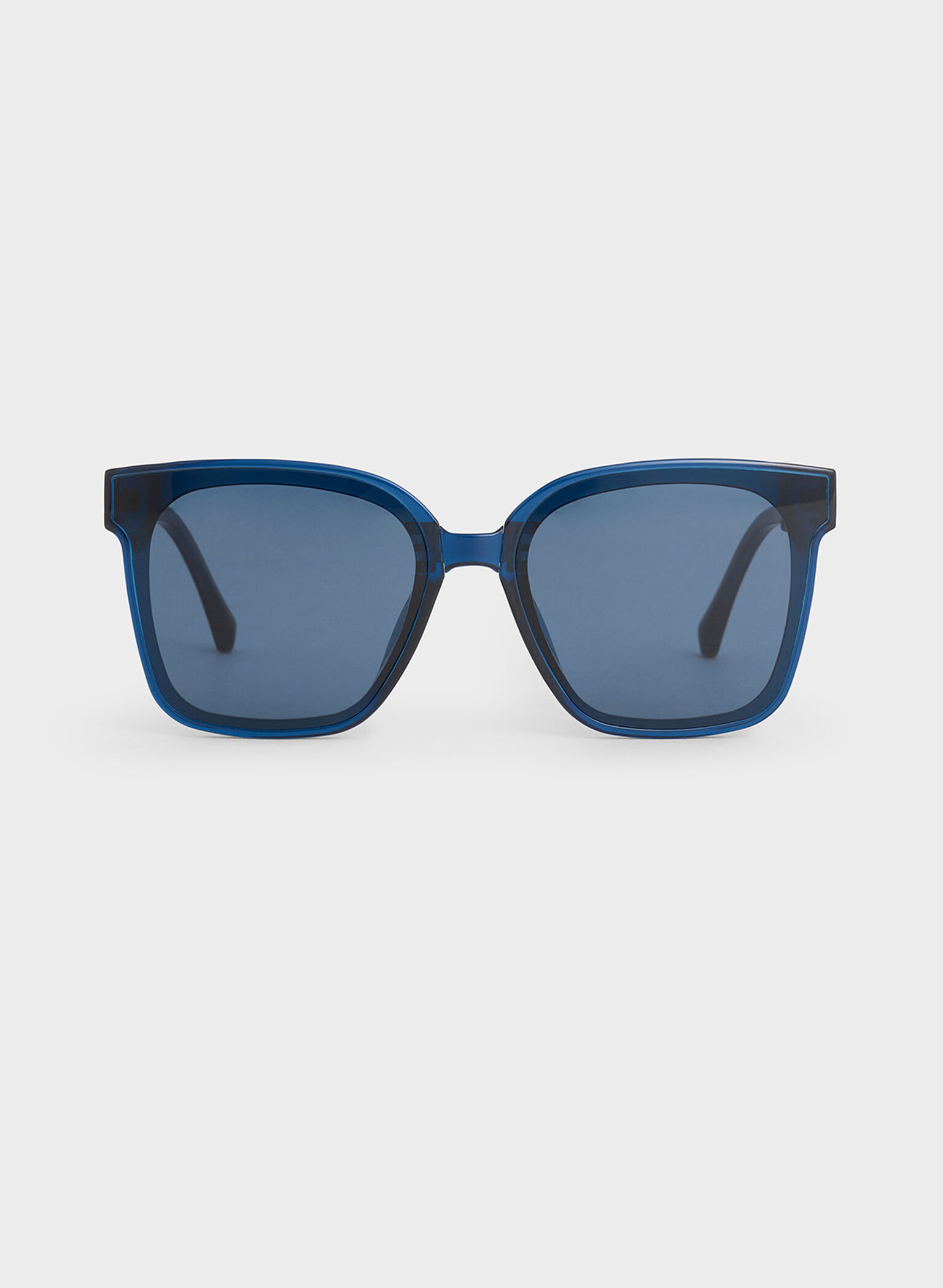 Brea Foldable Sunglasses, Blue, hi-res