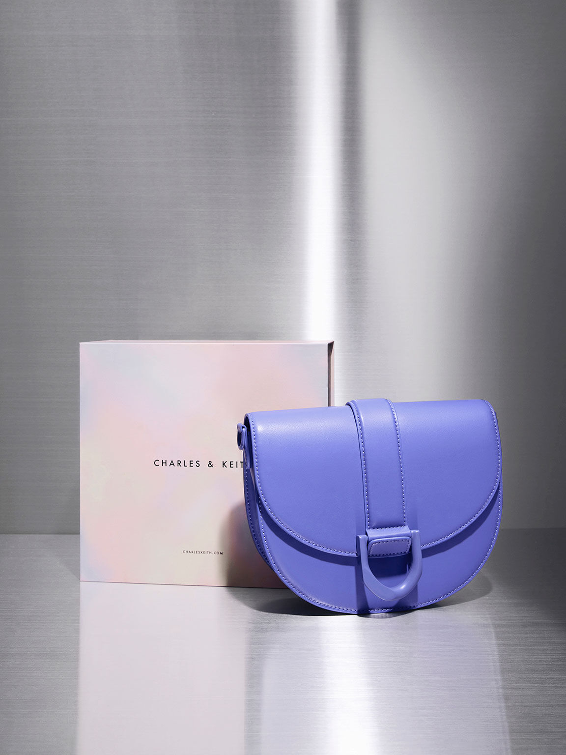 Charles and keith hot sale purple bag