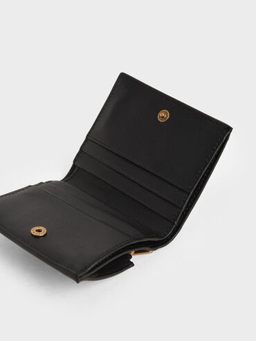 Daisy Bi-Fold Small Wallet, Black, hi-res