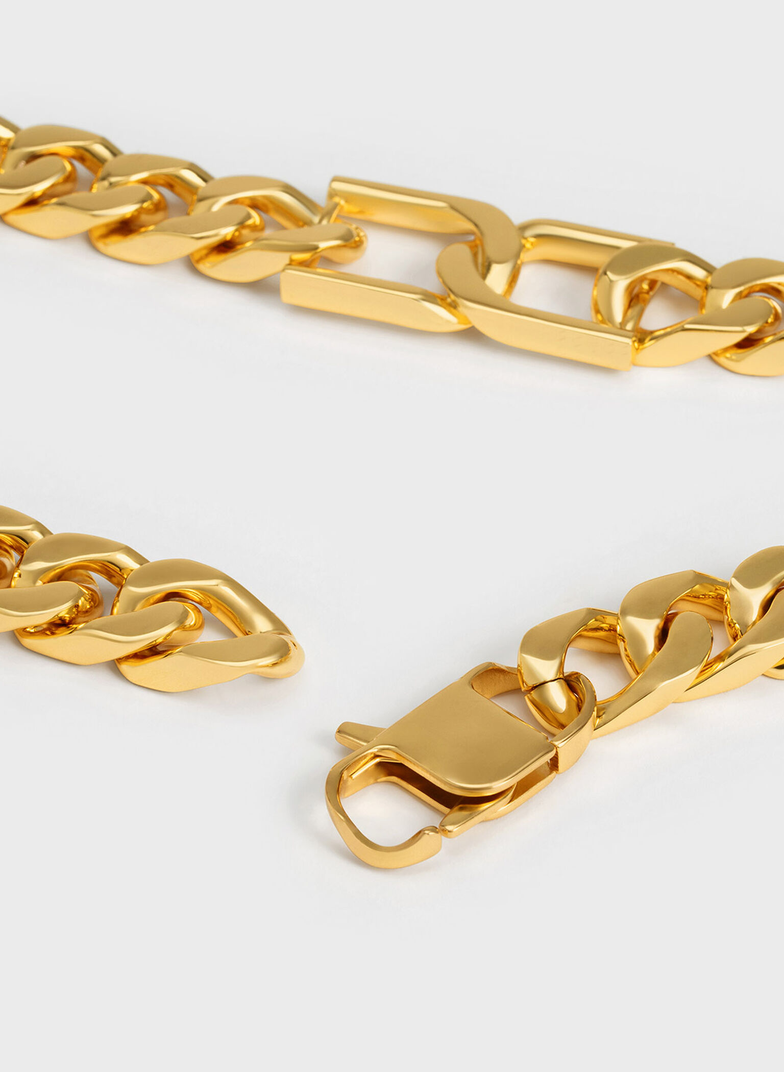 Gabine Chain-Link Choker Necklace, Gold, hi-res