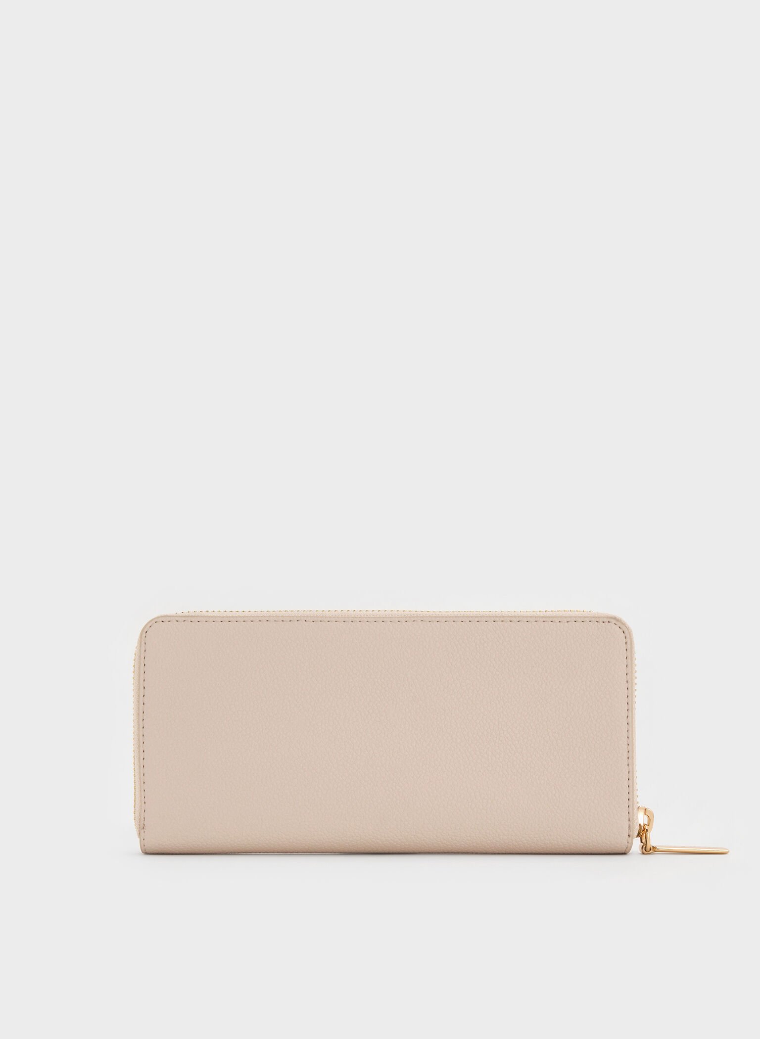 Dulcie Zip-Around Long Wallet, Oat, hi-res