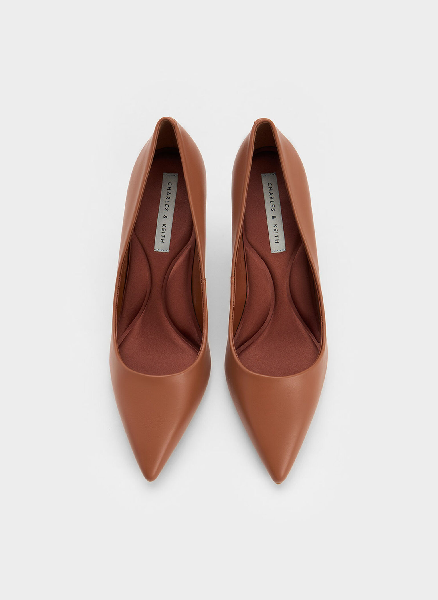 Emmy Pointed-Toe Pumps, Brown, hi-res