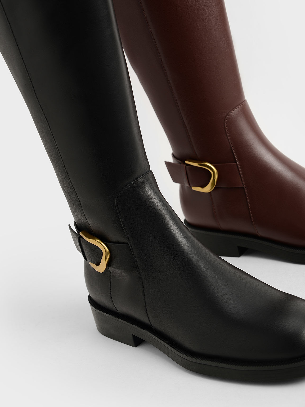 High shop leather boots