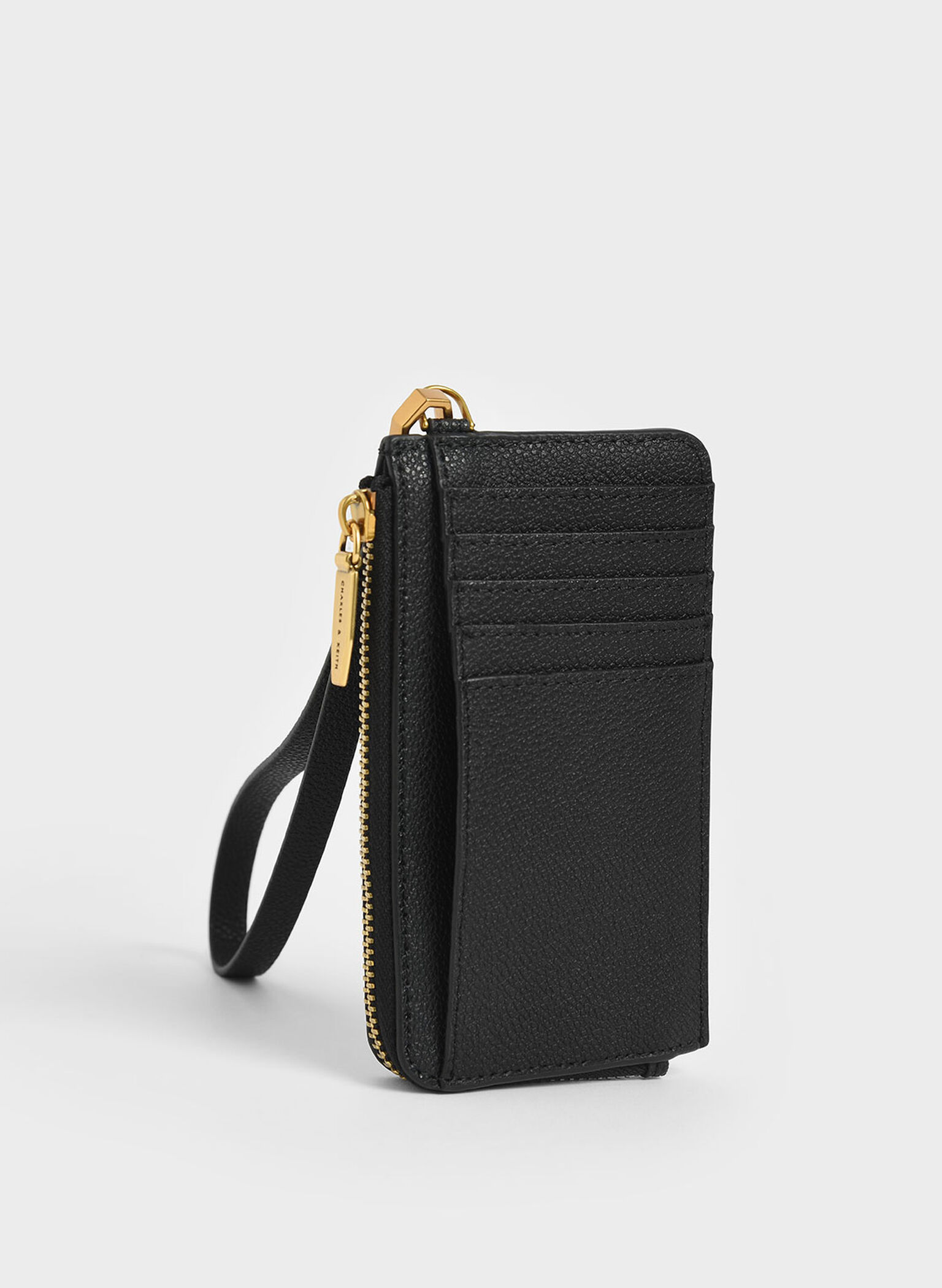 Dixie Multi-Slot Wristlet Card Holder, Black, hi-res