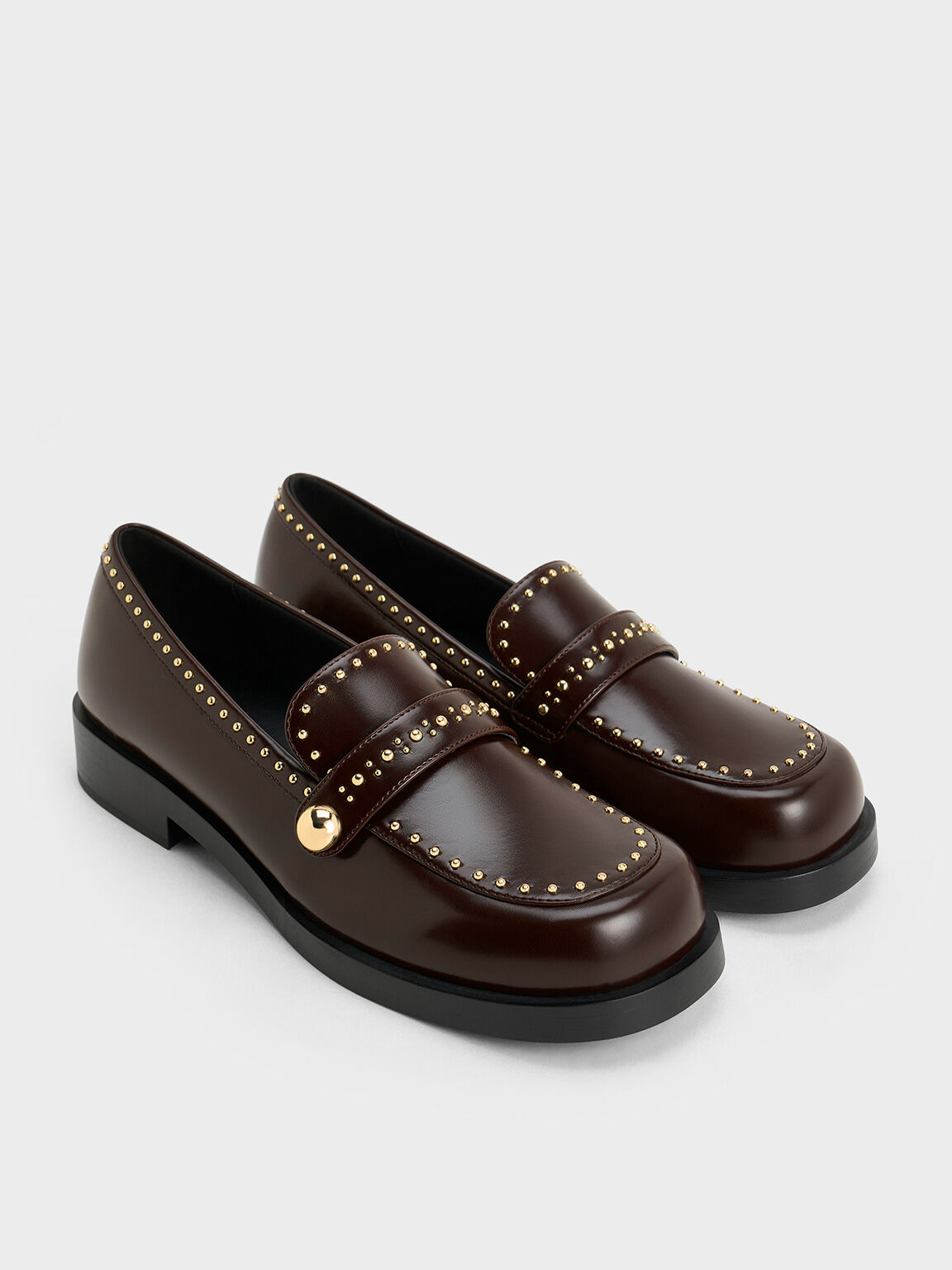 Studded moccasins shop