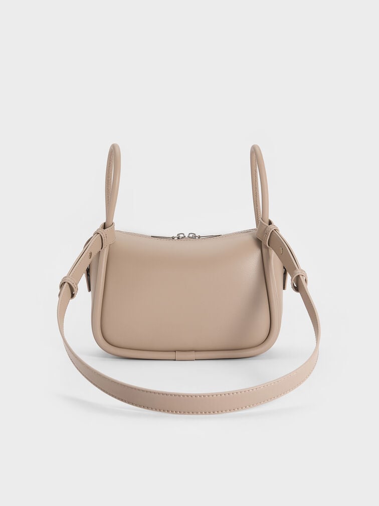 Lyla Shoulder Bag, Taupe, hi-res