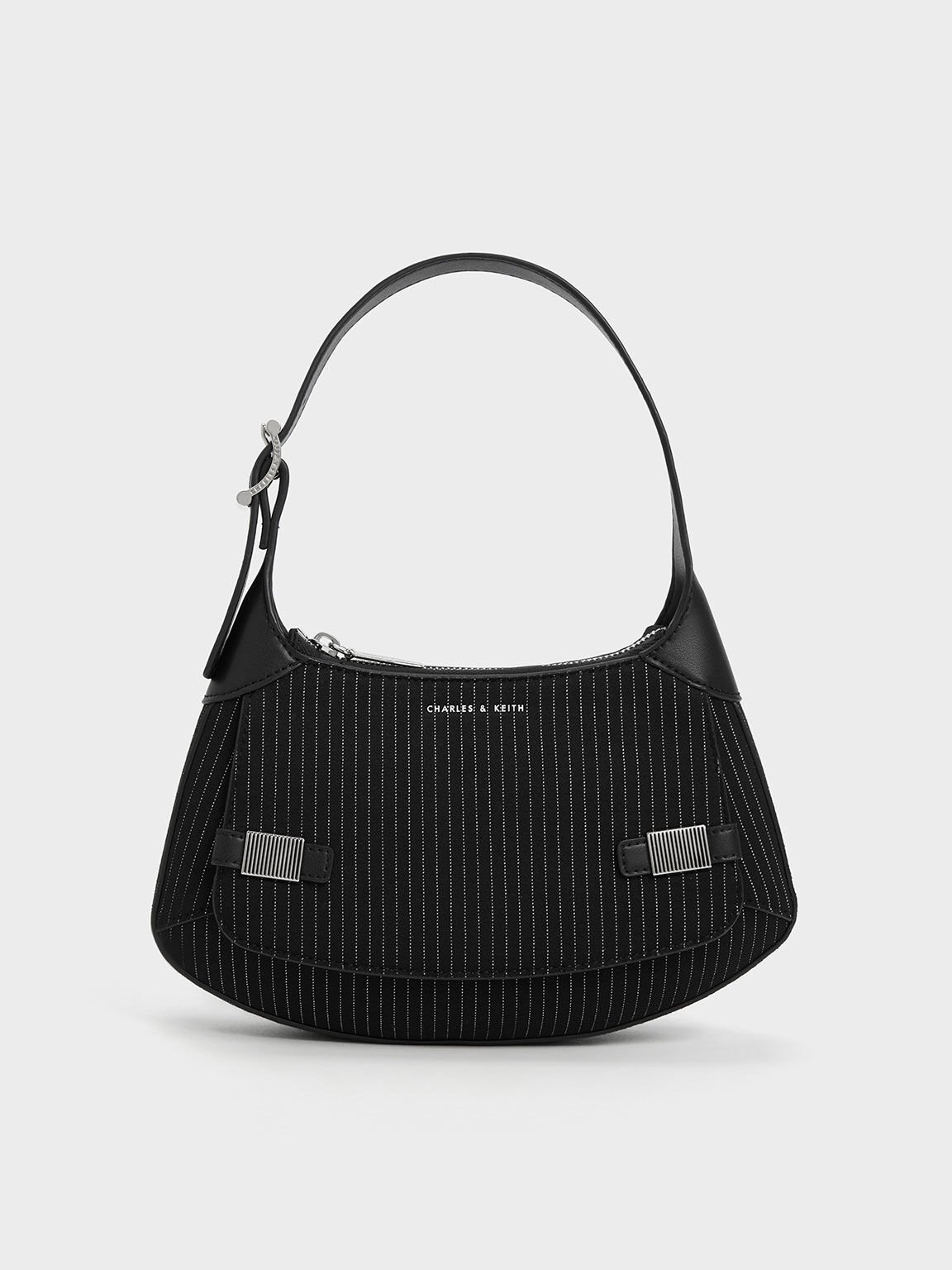 Striped hobo bag top