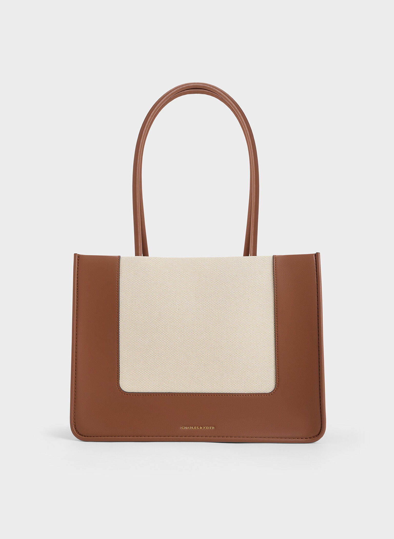 Daylla Canvas Tote Bag, Tan, hi-res
