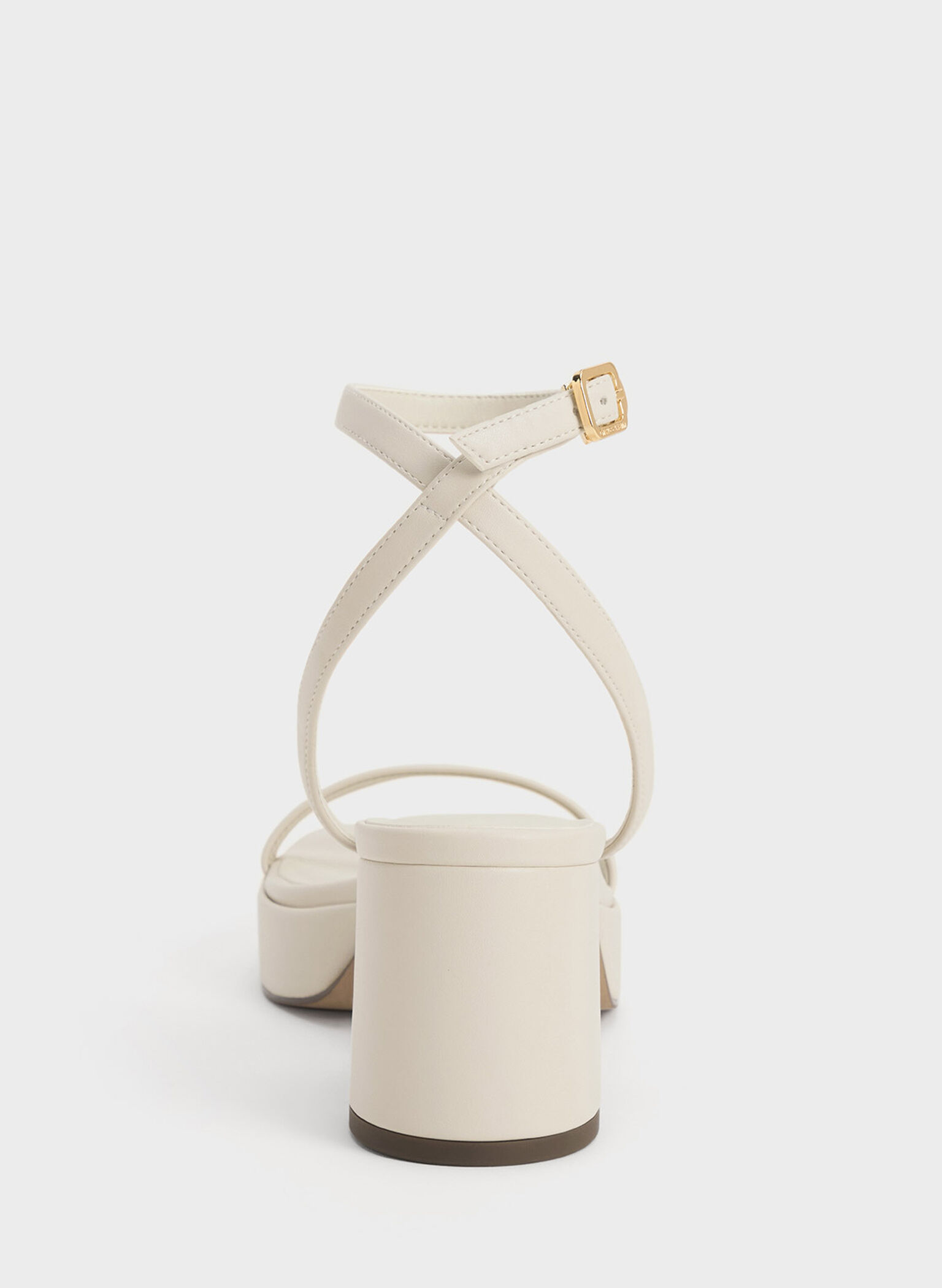Thin-Strap Block Heel Sandals, Chalk, hi-res