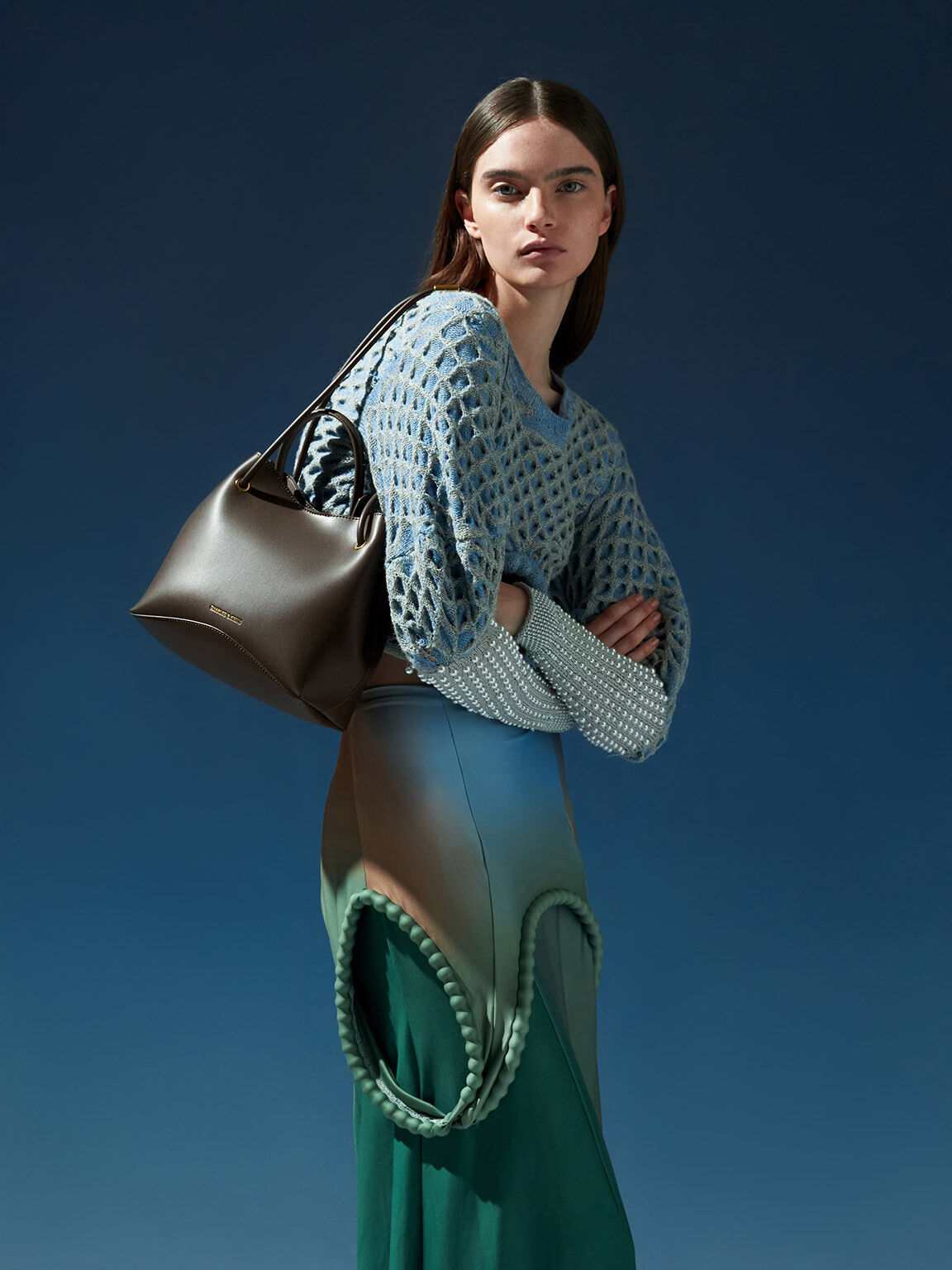 Charles and keith geometric bag on sale