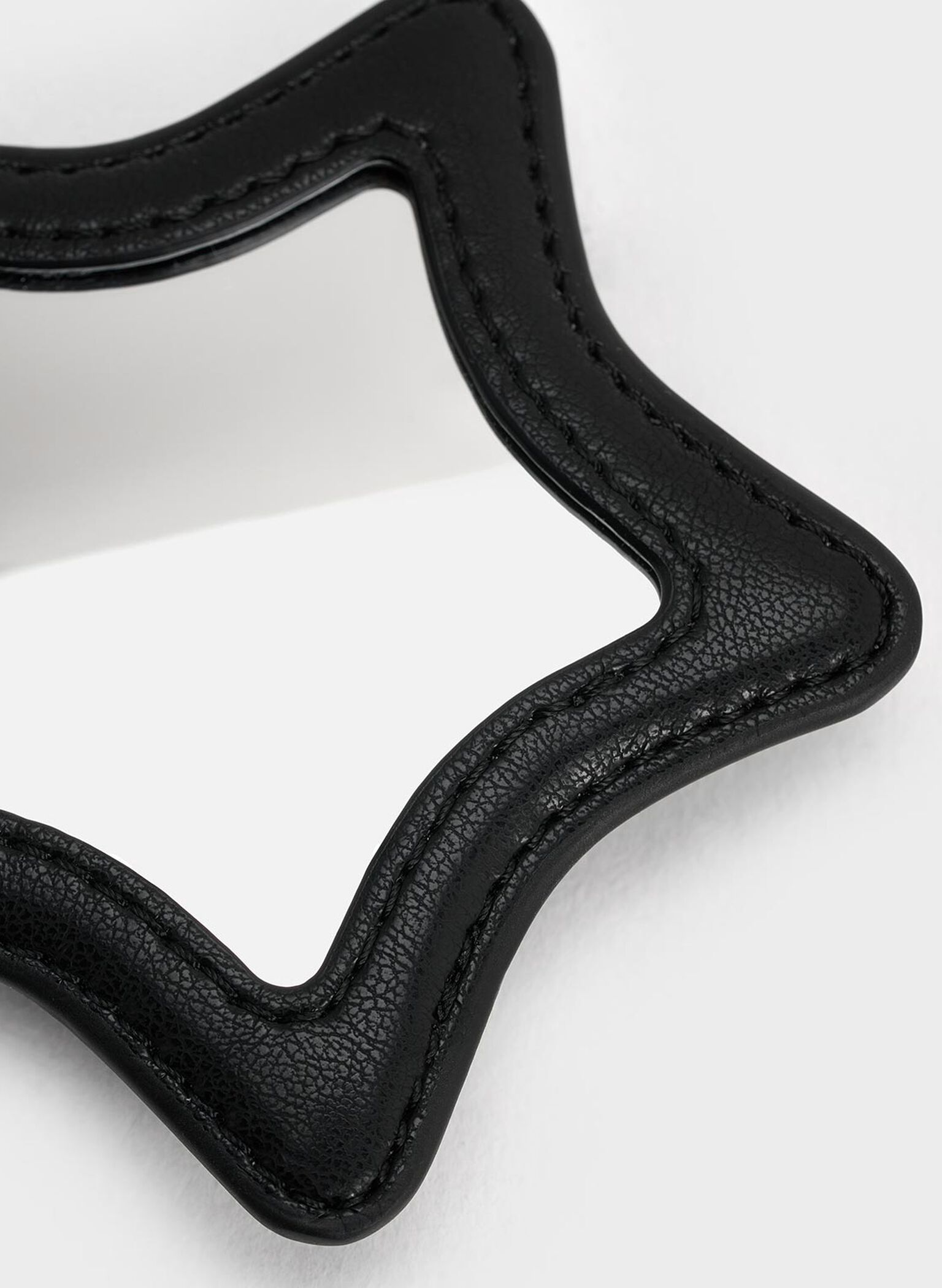 Star Mirror Charm, Noir, hi-res