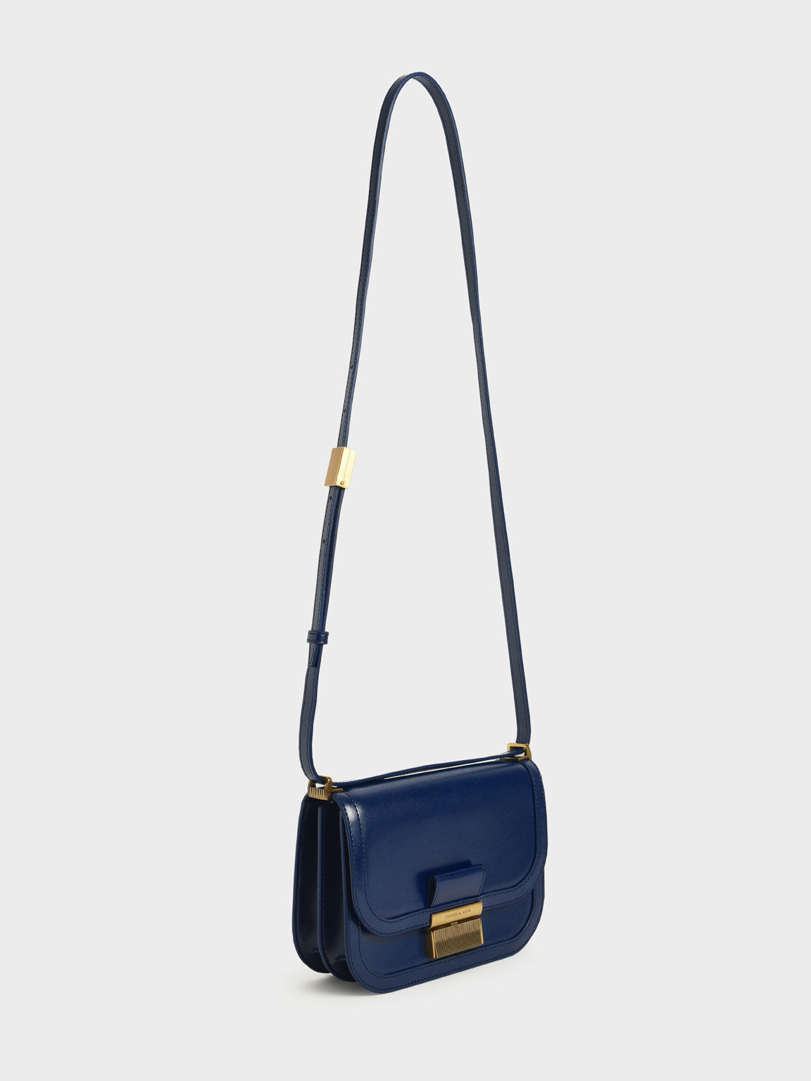 Charles and keith navy blue bag top