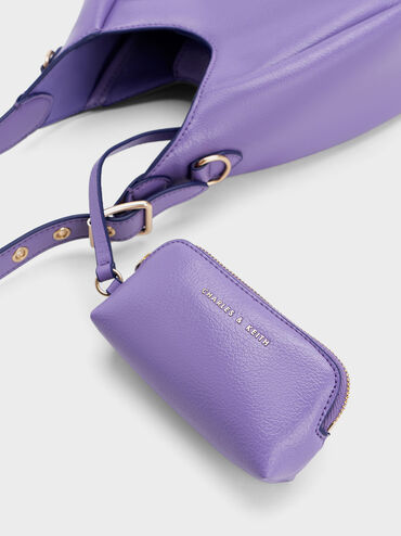 Mini Buzz Hobo Bag, Purple, hi-res