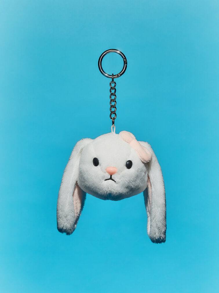 Bunny Charm, White, hi-res