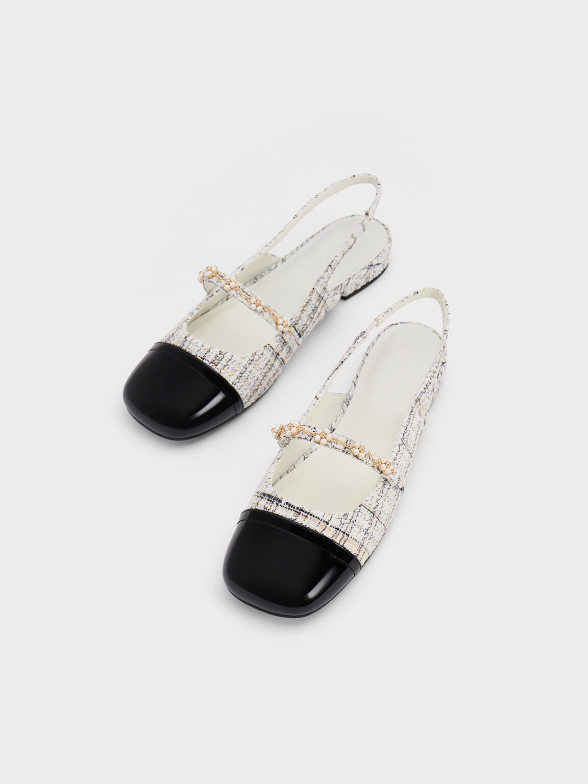 Chanel slingback tweed best sale