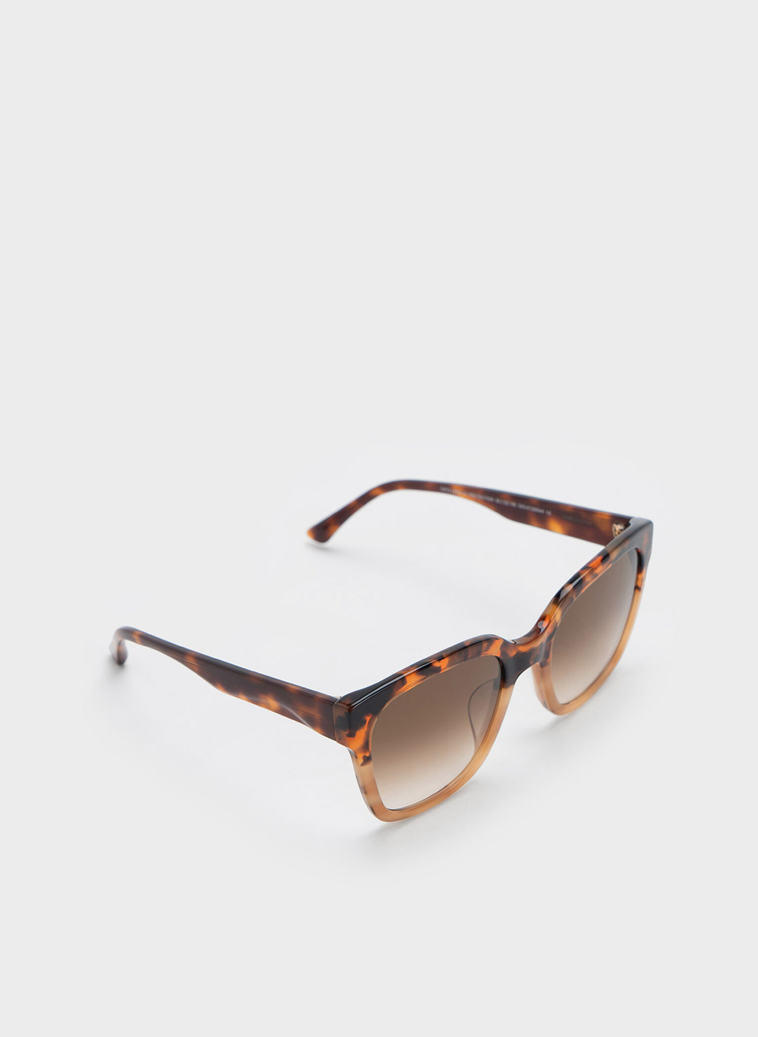Recycled Acetate Square Sunglasses, T. Shell, hi-res