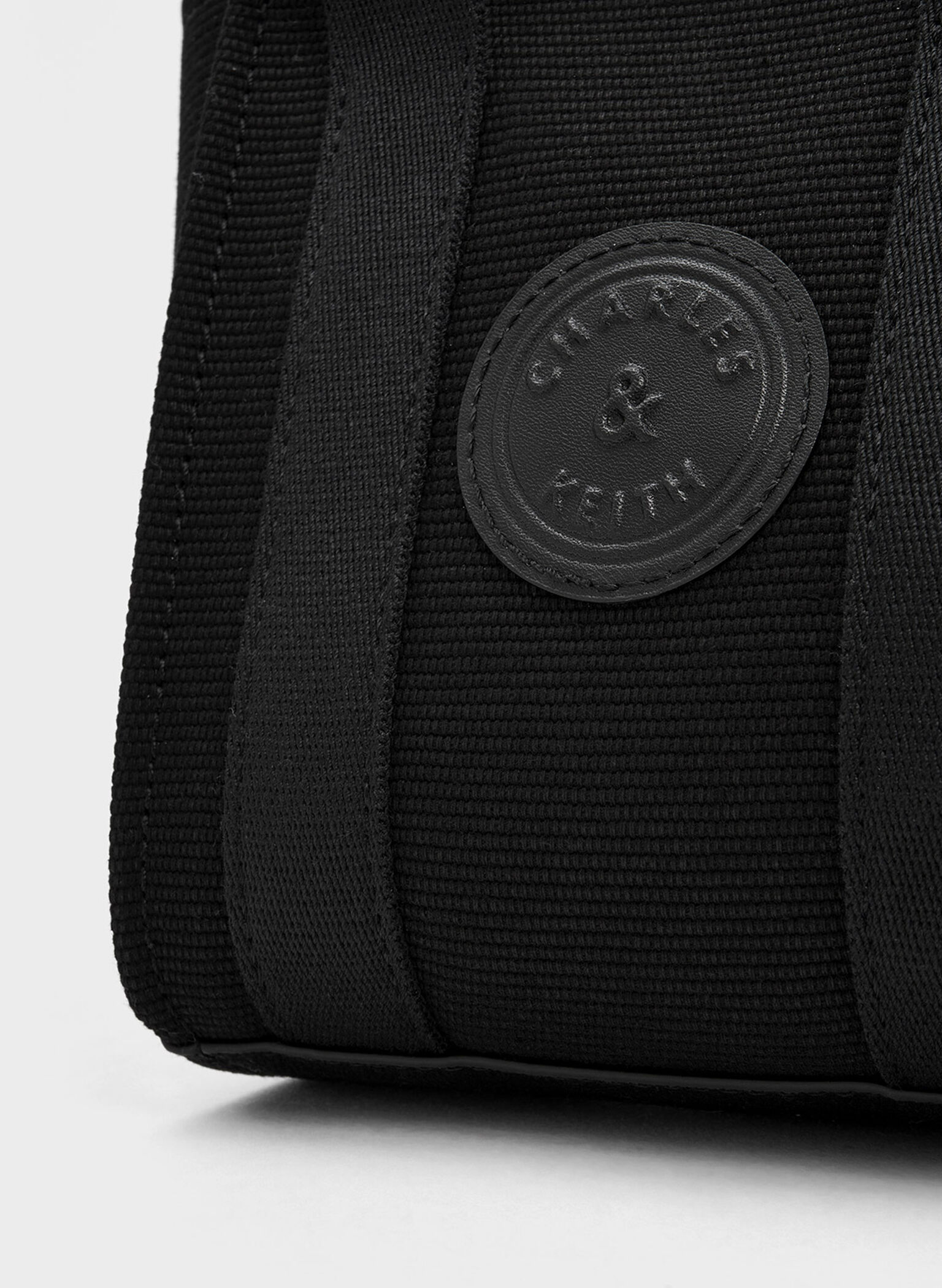 Mini Kay Canvas Tote Bag, Black, hi-res