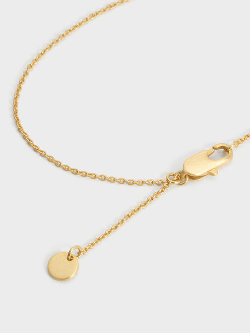 Princess Chain Necklace, Brush Gold, hi-res