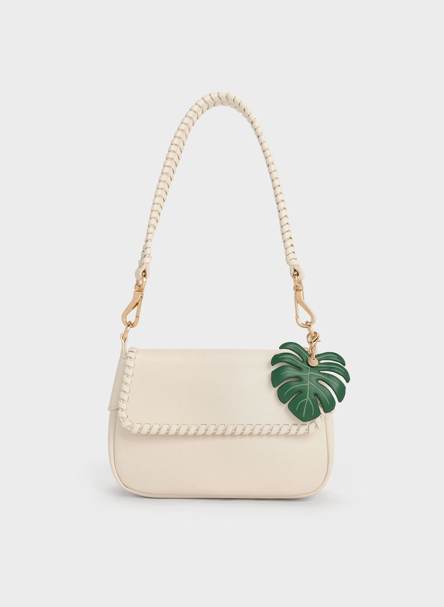 Blume Braided Shoulder Bag, Cream, hi-res
