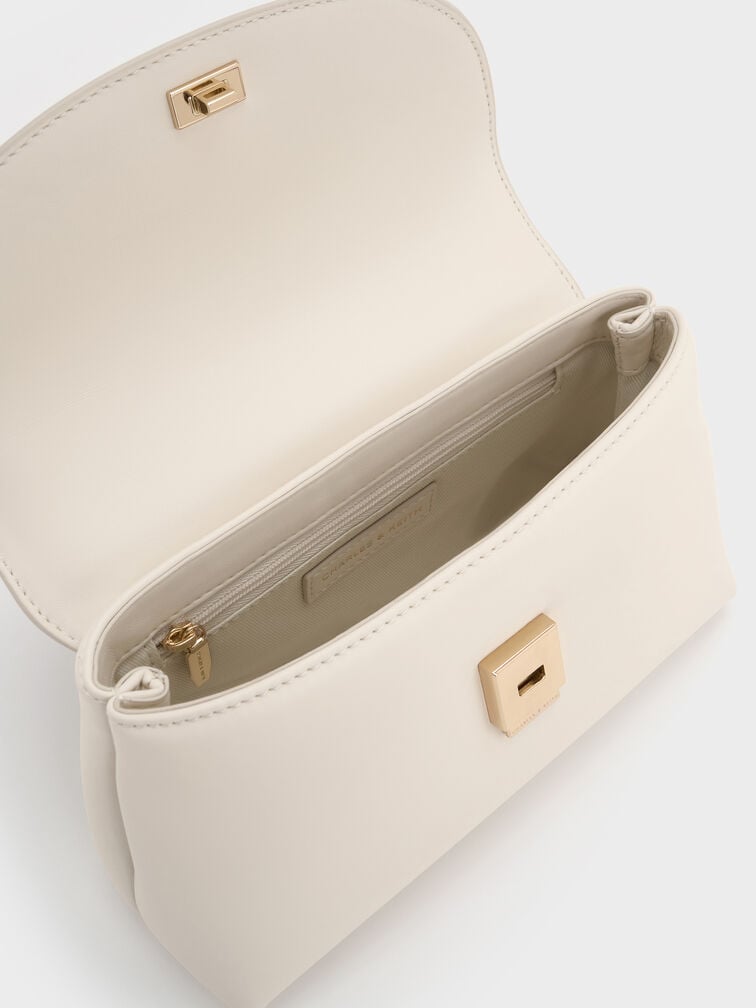 Sammie Knotted-Handle Two-Way Backpack, Cream, hi-res