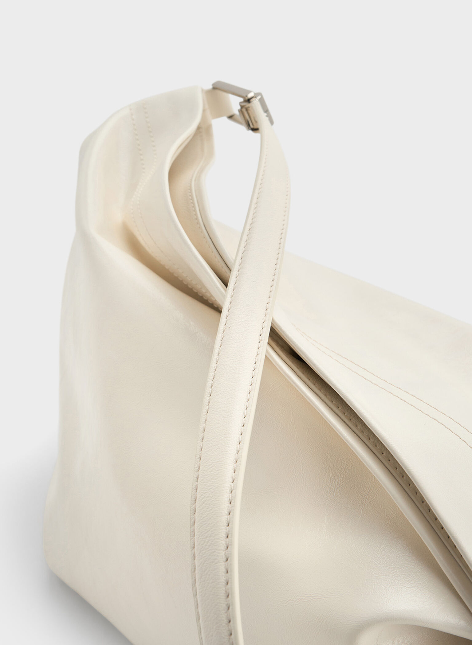Sianna Slouchy Hobo Bag, Cream, hi-res