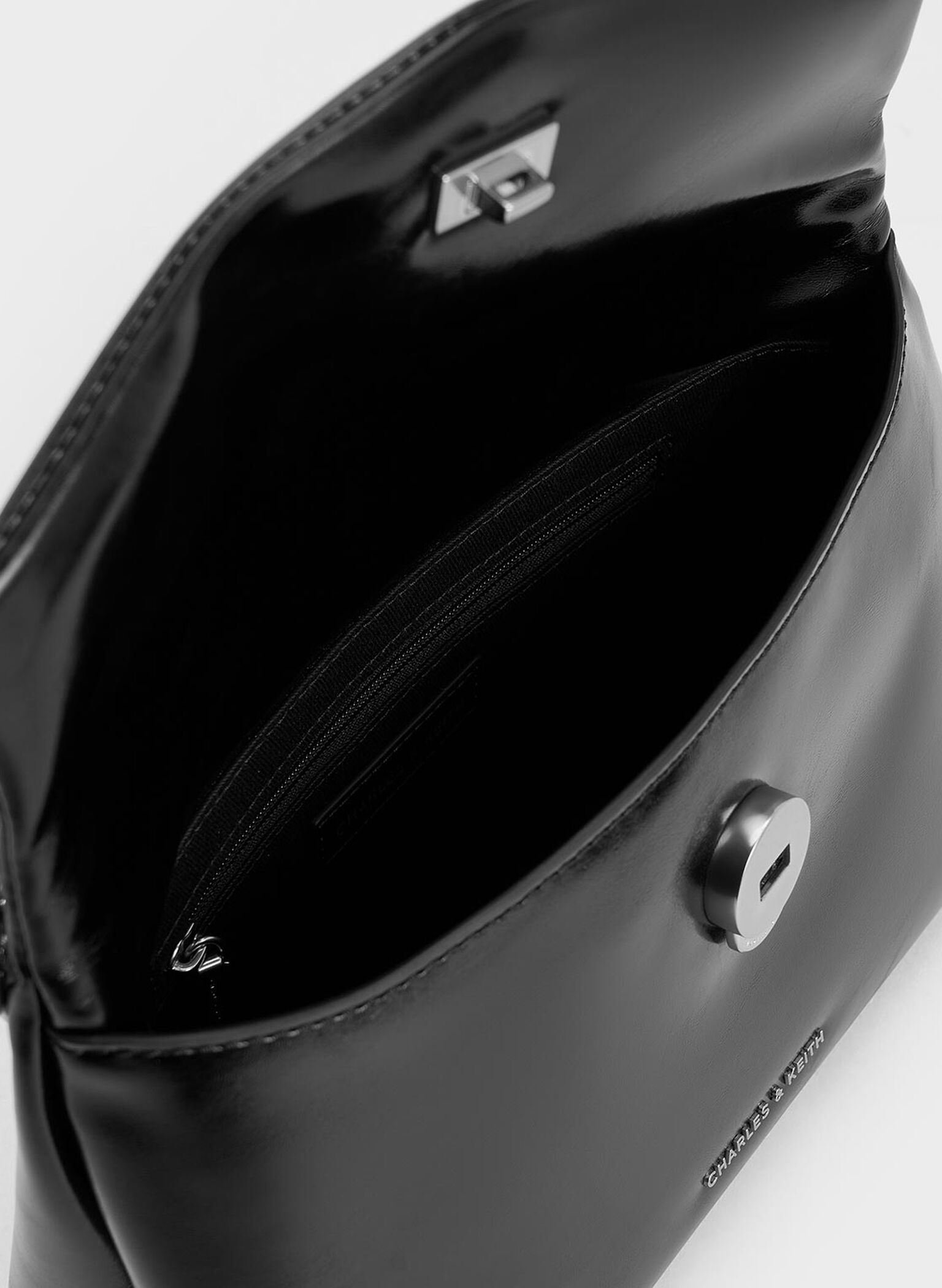Andromeda Chunky-Chain Top Handle Bag, Noir, hi-res