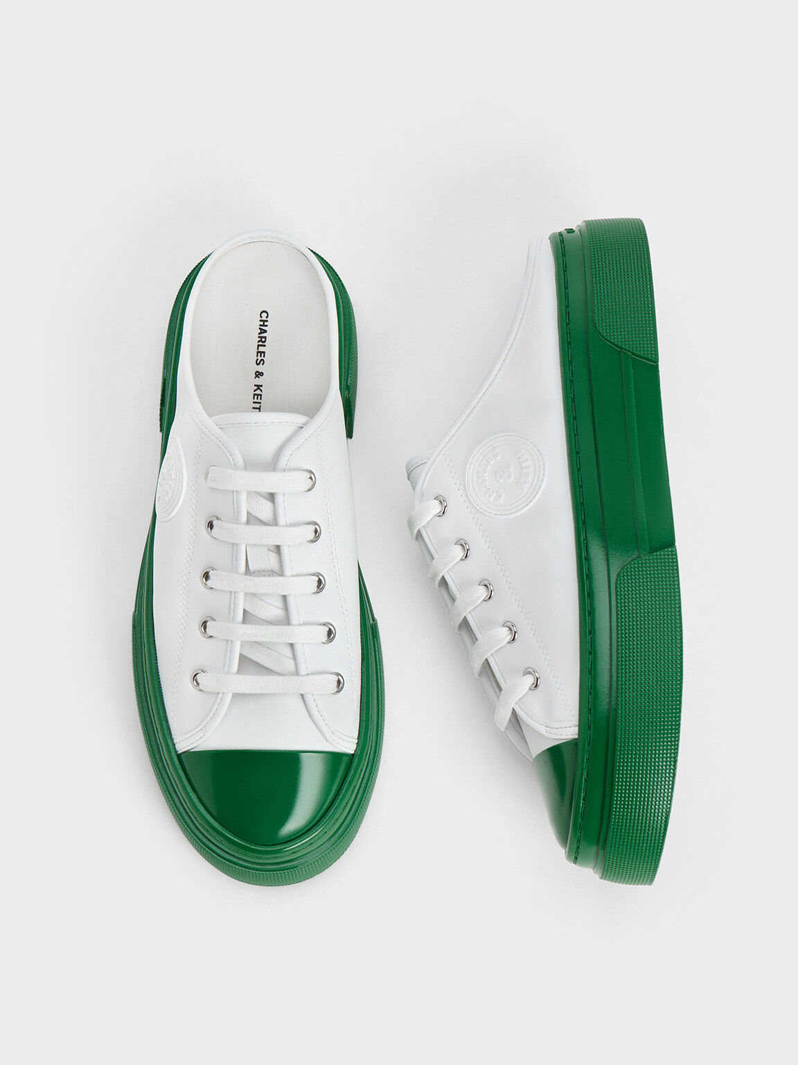 Green slip on sales sneakers