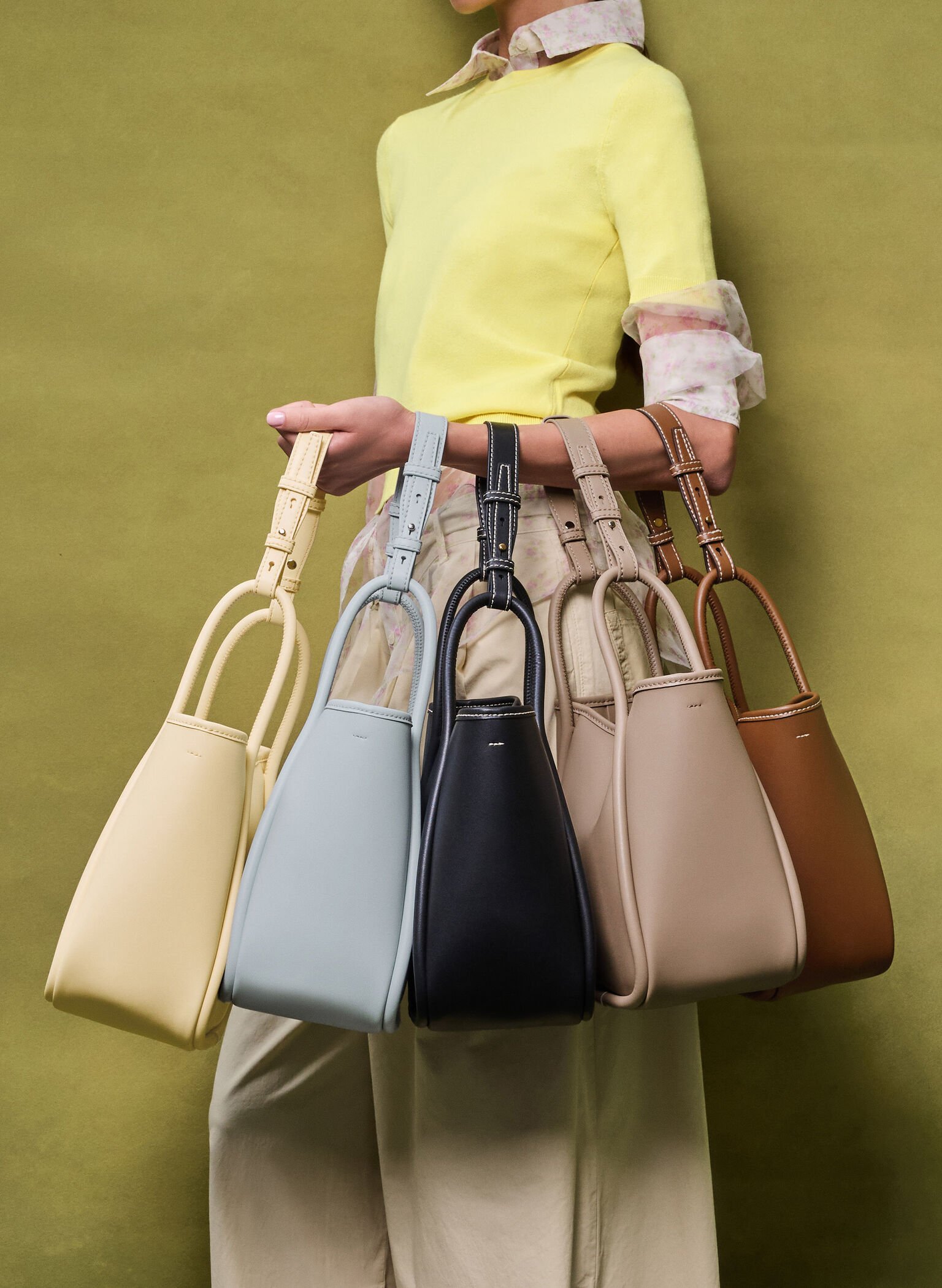 Mini Lyla Tubular Tote Bag, Sea Salt Blue, hi-res