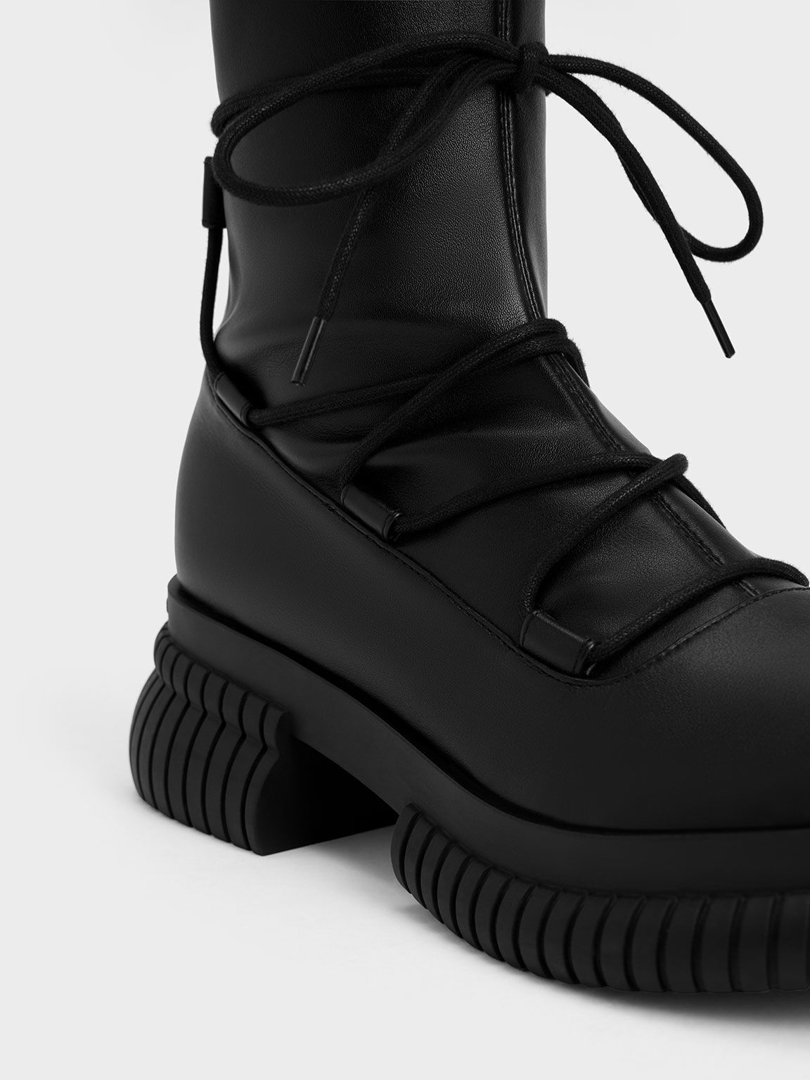 Tie boots around sales ankle