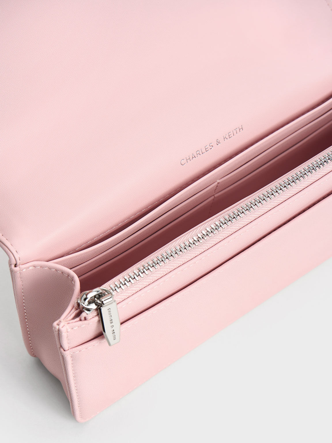 Charles and keith pink wallet clearance