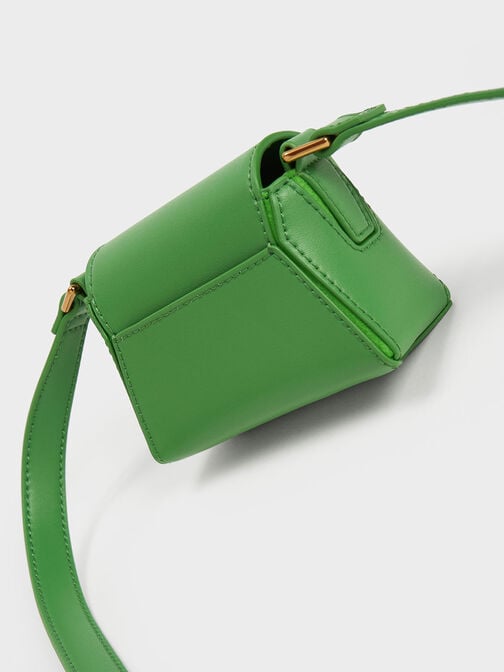 Nasrin Geometric Mini Bag, Green, hi-res