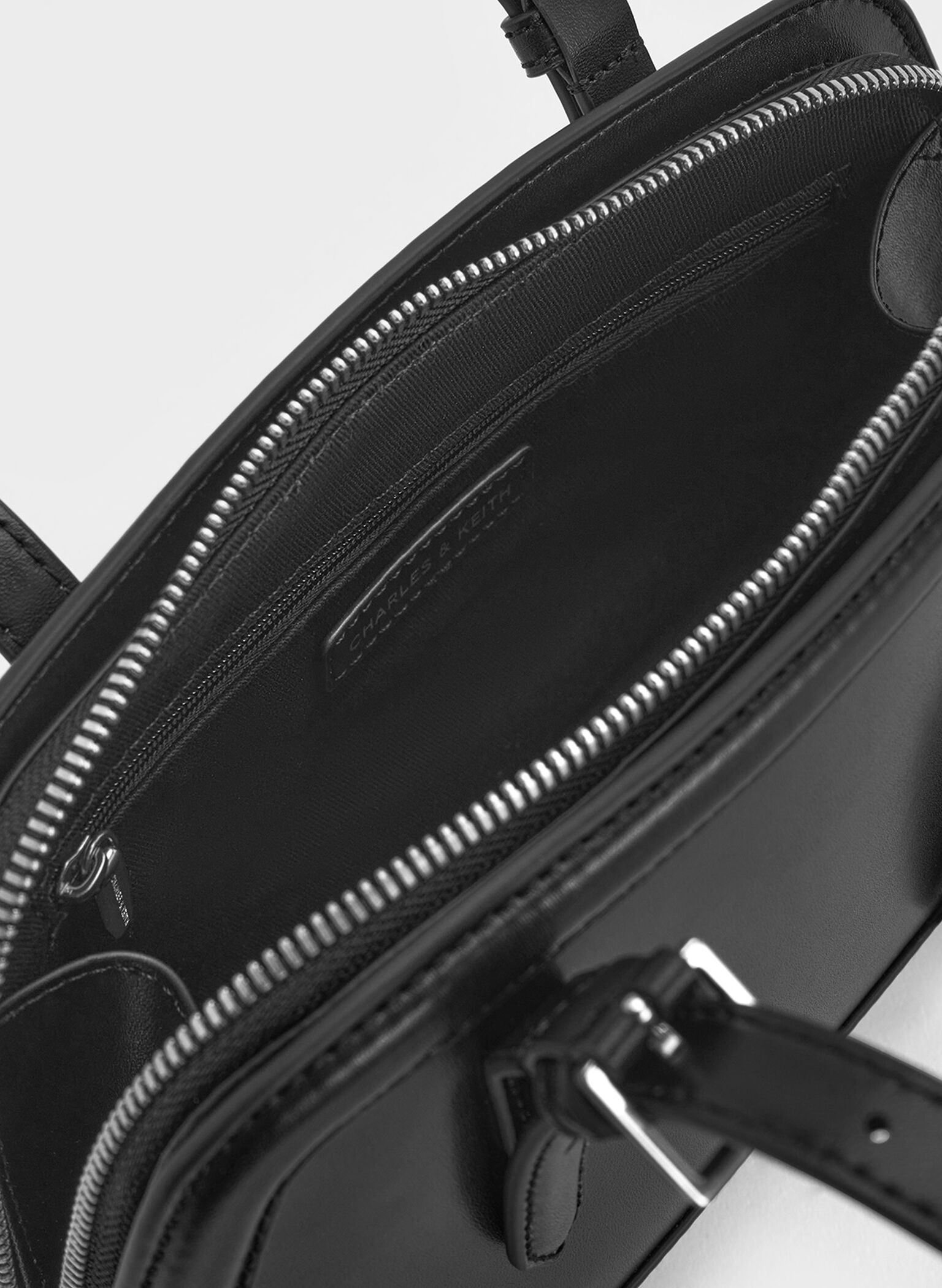 Enola Elongated-Handle Bag, Noir, hi-res