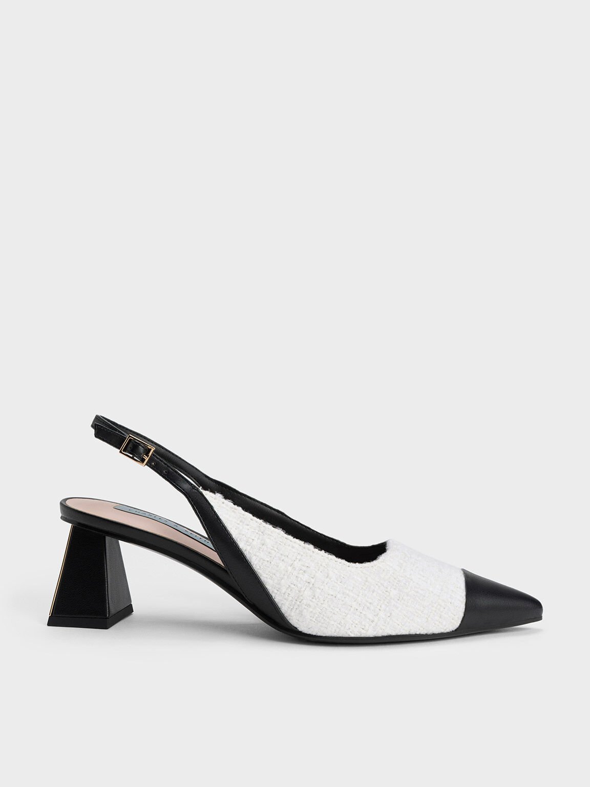 Black & white pumps hotsell