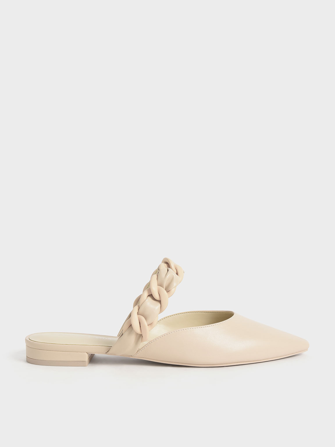 Charles and keith flat mules cheap