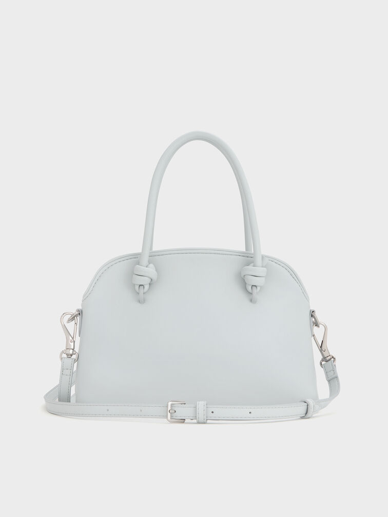 Sammie Knotted-Handle Bowling Bag, Sea Salt Blue, hi-res