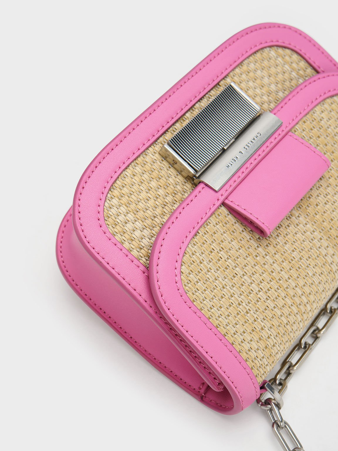 Charles & keith oversized chain strap bag new arrivals