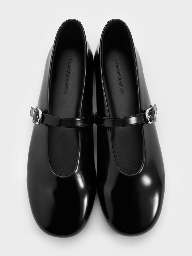 High-Vamp Mary Janes, Black Box, hi-res