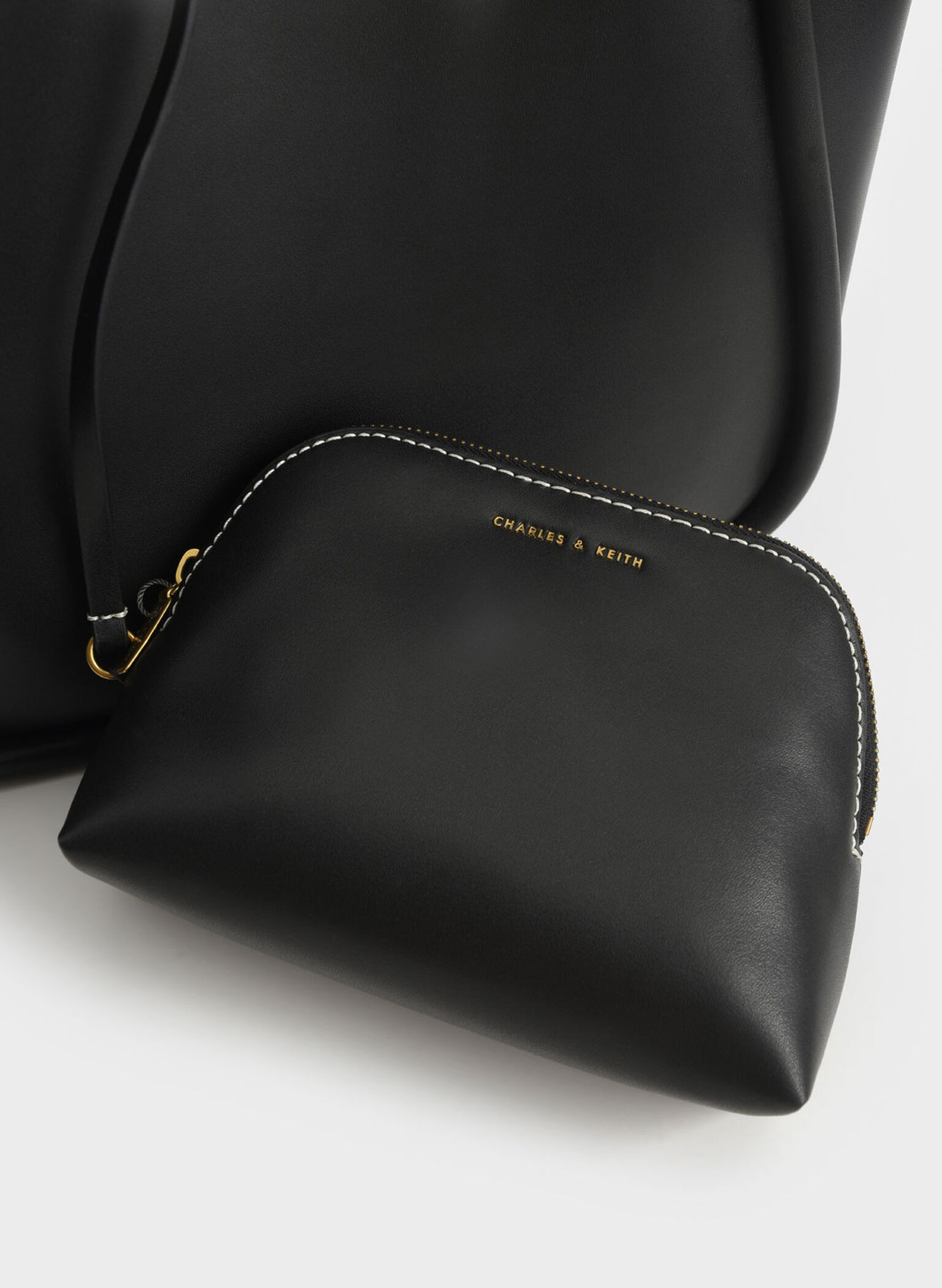 Lyla Tubular Slouchy Tote Bag, Black, hi-res