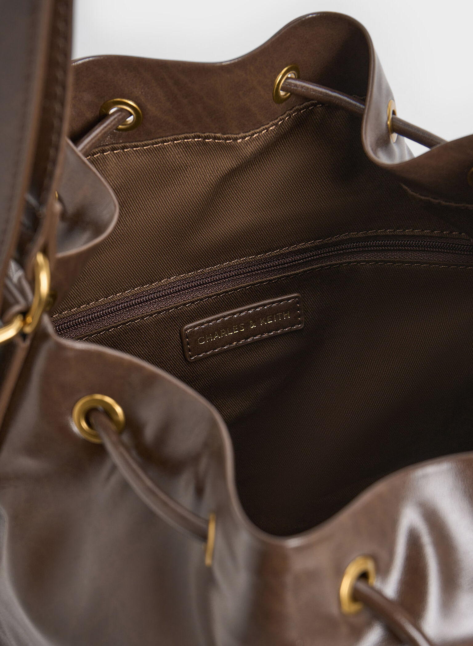Neva Two-Way Bucket Bag, Dark Brown, hi-res