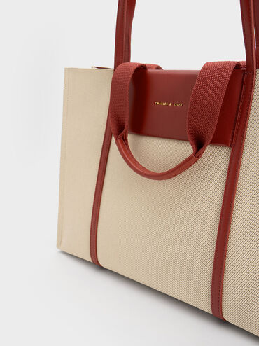Shalia Canvas Tote Bag, Multi, hi-res