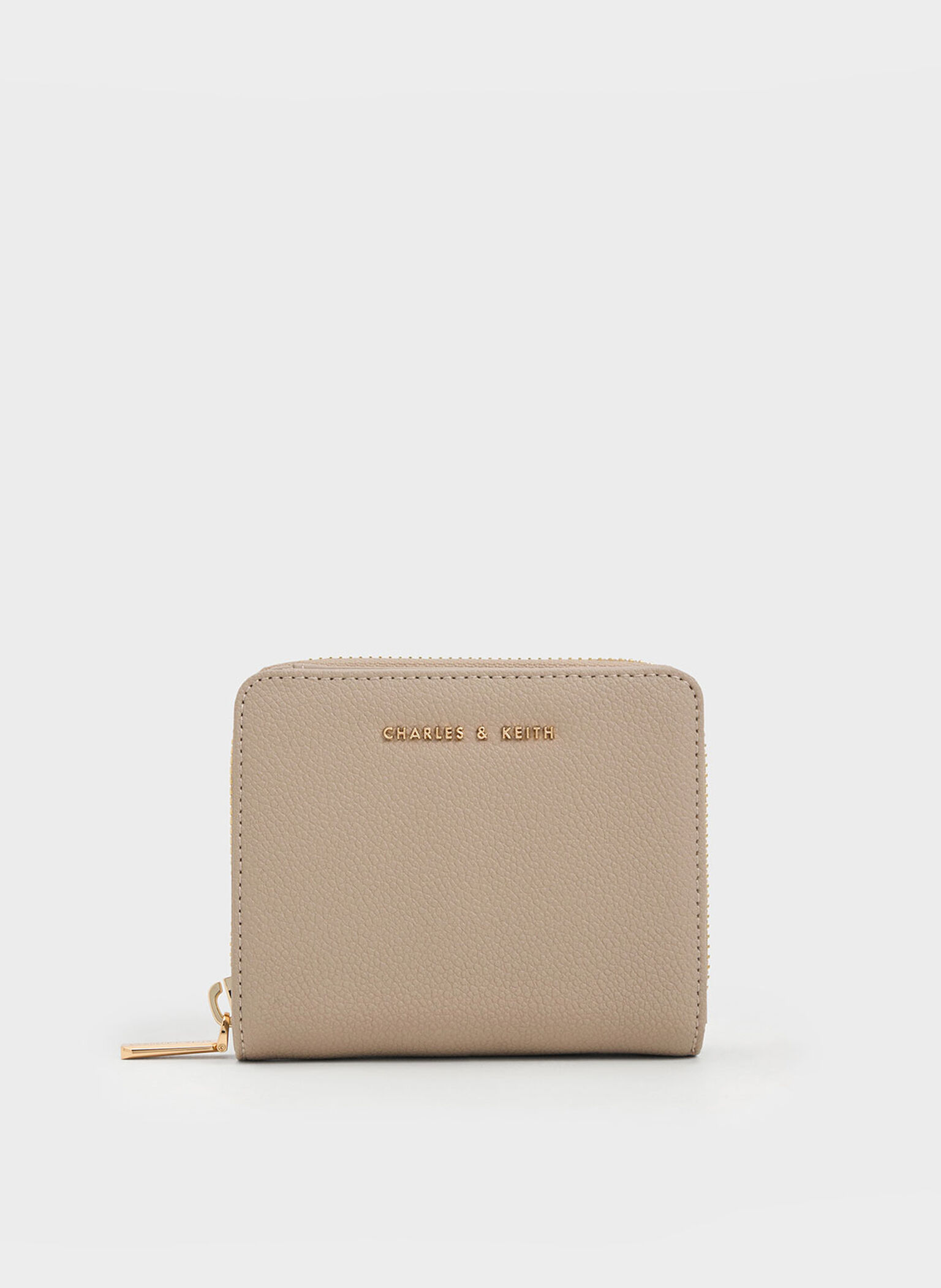 Finley Zip-Around Small Wallet, Taupe, hi-res